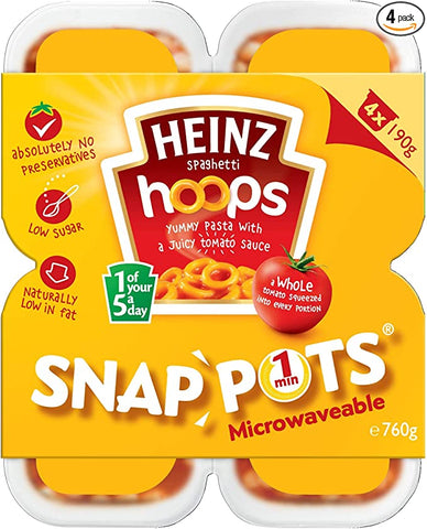 Heinz Beans Snap Pots 4 x 200g