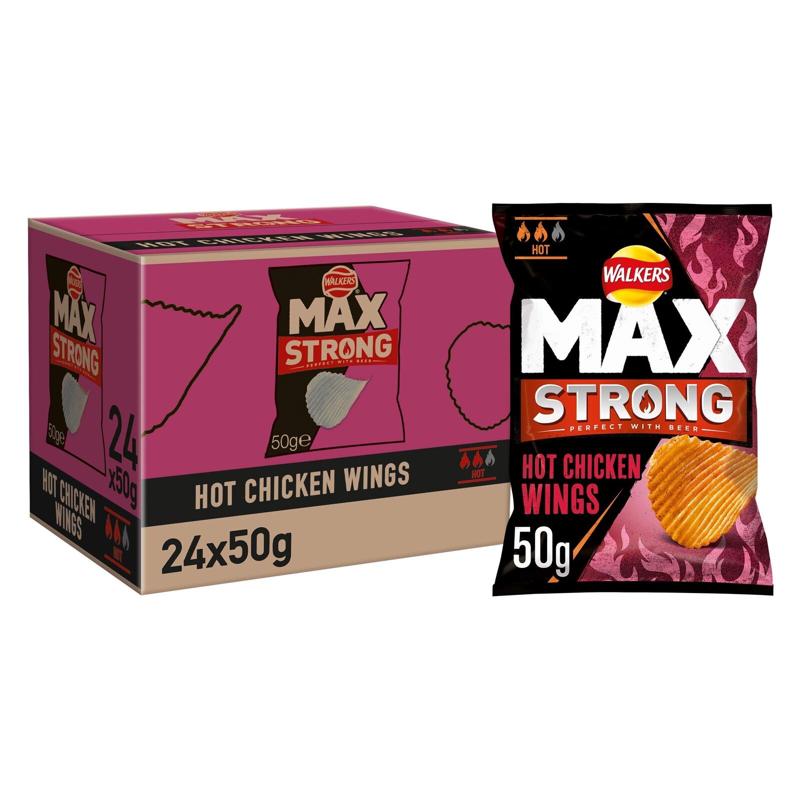 Walkers Max Crispy Chicken 24 x 50g