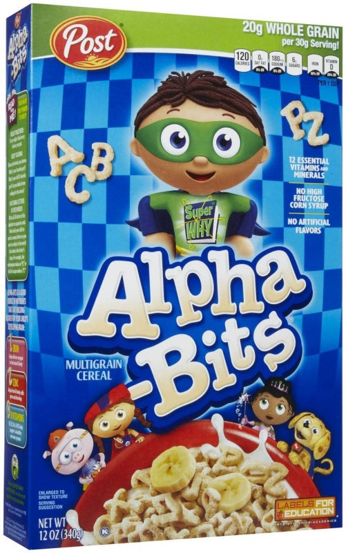 Alpha Bits Cereal (USA) 340g