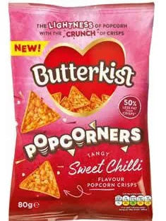 Butterkist Popcorners Sweet Chilli 80g