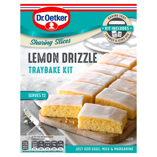 Dr Oetker Lemon Drizzle Traybake Kit