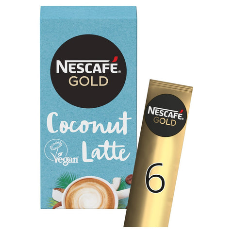 Nescafe Gold Coconut Latte 6 Cup 90g