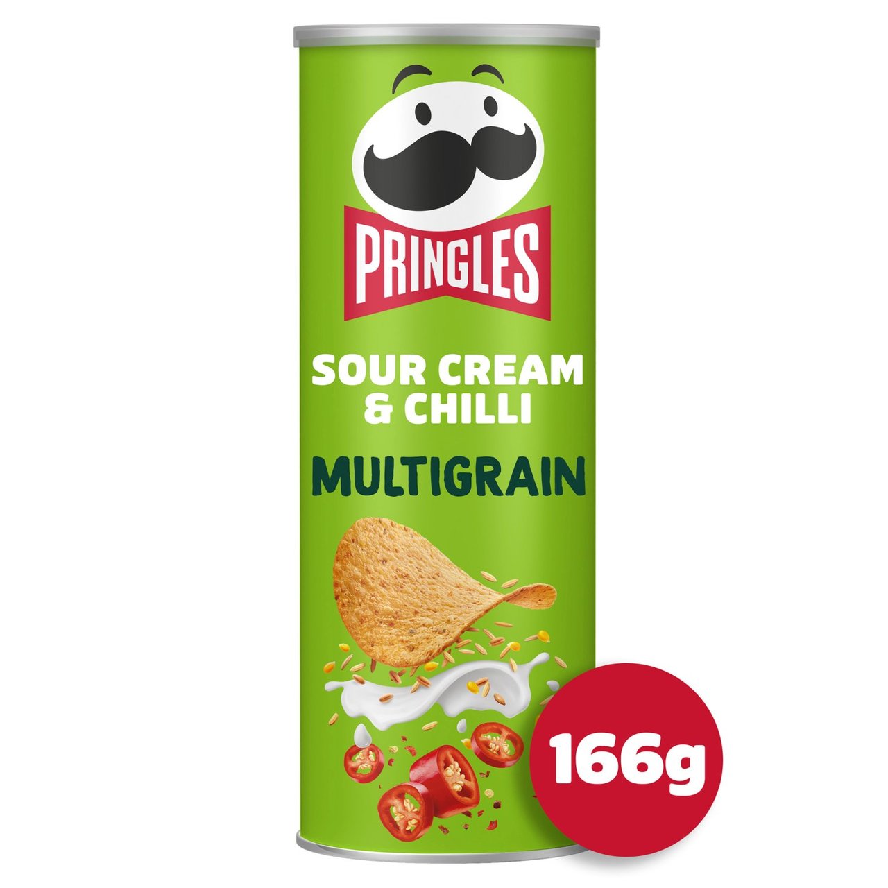 Pringles Multigrain Sour Cream 166g
