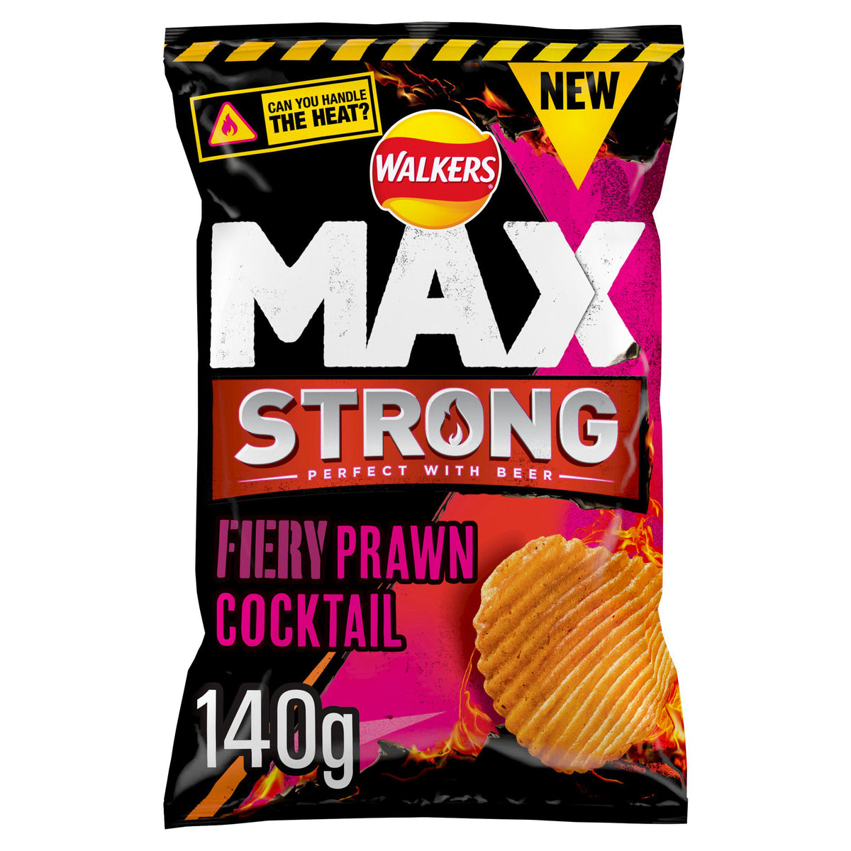 Walkers Max Strong Fiery Prawn Cocktail