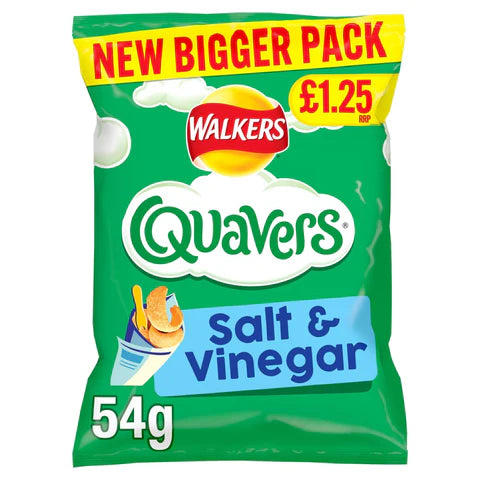Walkers Quavers Salt & Vinegar 54g